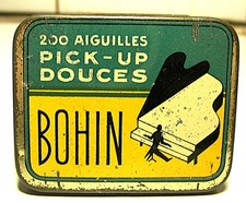 Boîte Aiguilles Gramophone BOHIN 1930 Needles Tin Phono Nadeldose C10