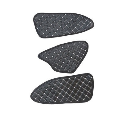 Eco Leder Schwarz W / Weiß Türverkleidung + Armaturenbrett Matten für Actros L F