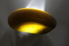 Black Sea Glass - 25g RAREST OLDEST Pirate 1800s Key West, Florida, USA fllo33