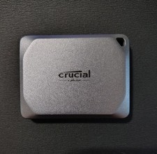 Crucial - X9 Pro 4TB External USB-C SSD -Silver Gray,  speeds up to 1,050MB/s.  