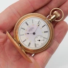 1895 Elgin 6s Grade 117 Model 2 Gold Filled Hunter Case 7j Antique Pocket Watch
