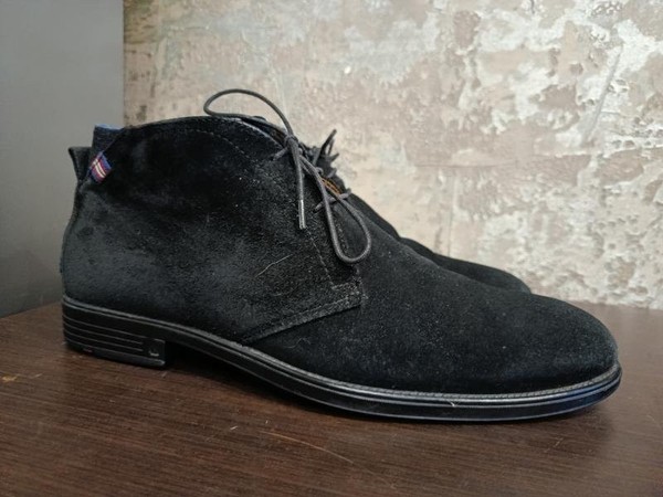 Men Lloyd Boots Black Suede 8.5