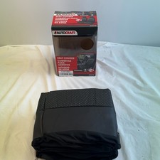 Autocraft Ac2073b Car Seat Covers Black Jacquard Pu Low Back 2 Pack Universal Autocraft Ac2073b Car Seat Covers Black Jacquard Pu Low Back 2 Pack Universal