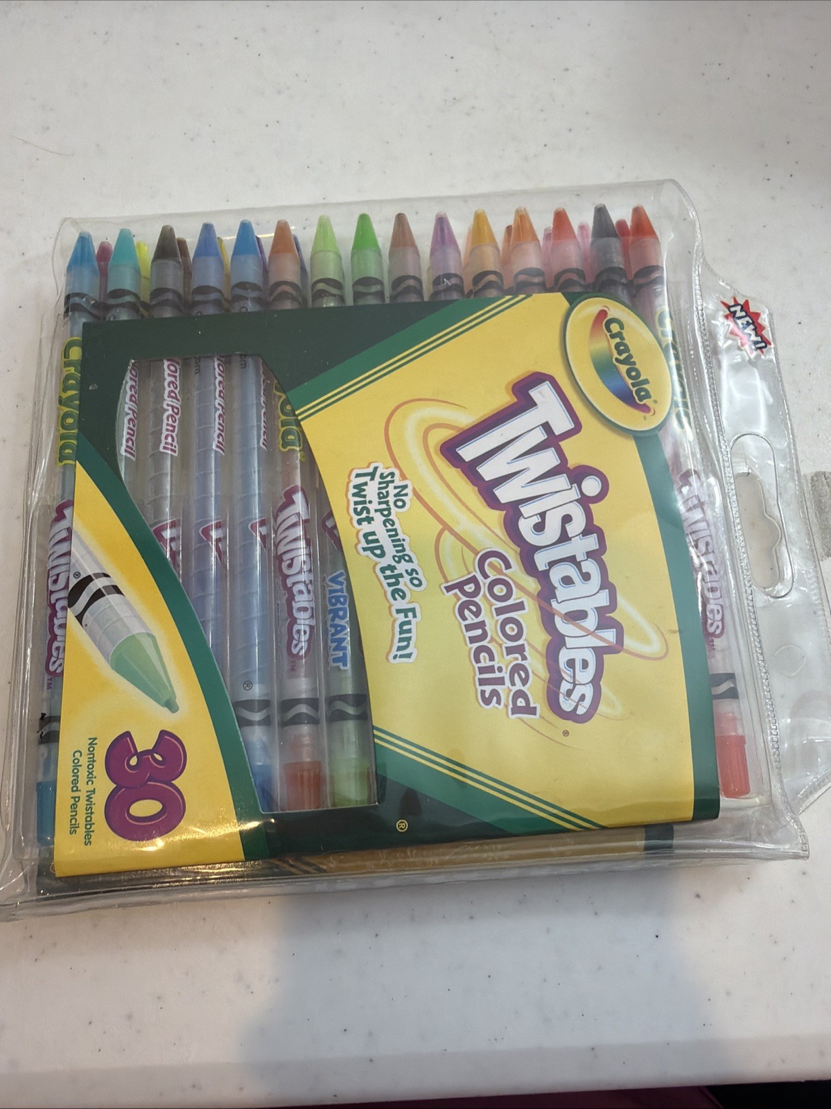 Crayola Twistables Colored Pencils, 30 Assorted Colors