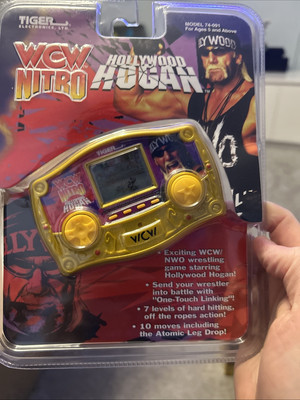 WWE Wrestling Rare Tiger WCW Hollywood Hogan 1998 LCD Game - New & Sealed -