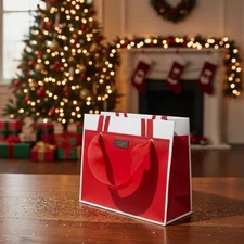 Kate Spade New York Red Paper Gift Bag NEW $10 MSRP