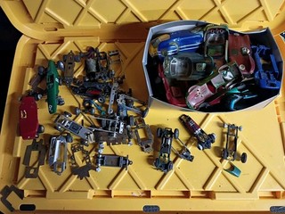 VTG 60’s Monogram?Eldon?? Various Slot Car Lot/ w/Parts Lot AS IS! LOOK!