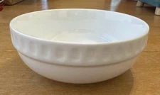 Over and Back Porcelain Cereal/Soup White Bowl 6 1/4” Fingerprint Design Nice!!