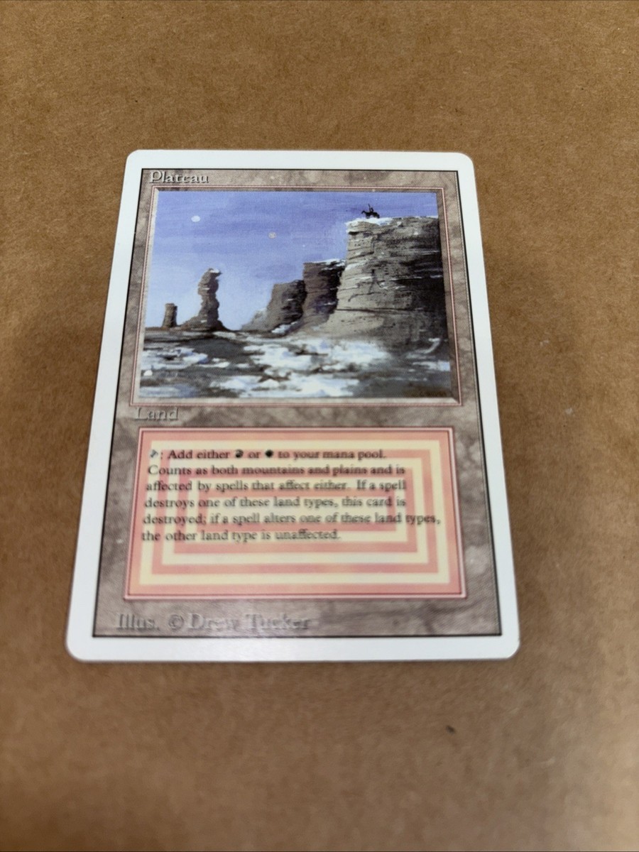 Plateau Revised Edition Dual Land MTG Magic the Gathering NM