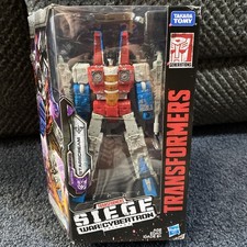 Transformers War For Cybertron Siege Voyager Class Starscream Hasbro SEALED