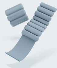 Bala Bangles 2-Pack 2-lb Adjustable Wrist and Ankle Weights 2lbs Set- Sea
