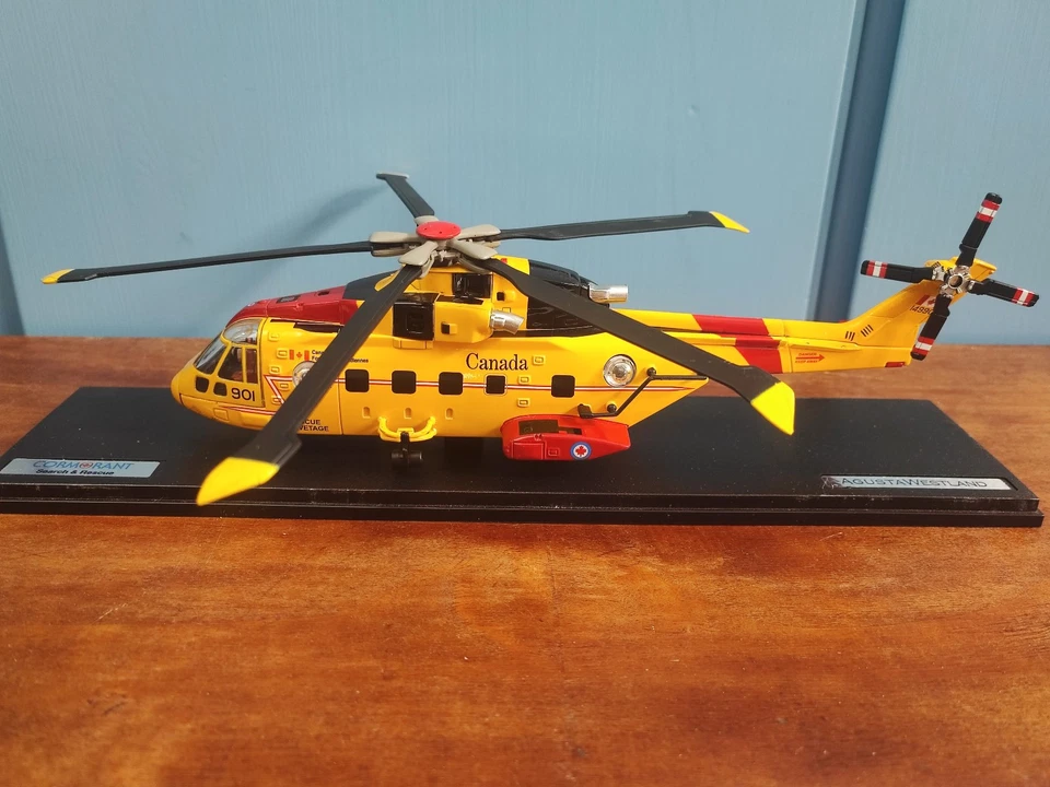 MODELLINO ELICOTTERO AGUSTA WESTLAND EH101 CANADA CORMORANT 1/72 DIECAST NEW RAY - Immagine 2 di 4