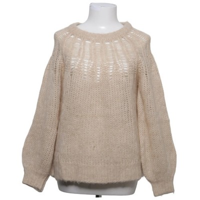 Designers, Remix, Strickpullover, Größe: M, FRANKI YOKE SWEATER, Beige #9I5