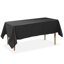 60 x 102 Inch Rectangular Tablecloth, Washable Polyester Fabric Table Cloth f...