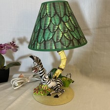Hampton Bay 2005 Dreamworks Madagascar Marty the Zebra Table Lamp Desk Lamp