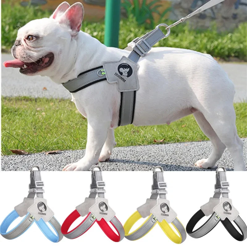 Dog Harness Adjustable Pet Harness Vest For Small Large Dogs Cats Reflective
