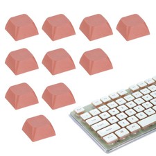 10Pcs XDA Profile Keycap Set PBT Mechanical Numeric Keypads, Dark Pink