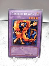 Yu-Gi-Oh TCG Darkfire Dragon LOB-EN019 Unlimited Rare Moderate Play
