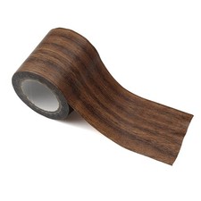 Dark Brown Waterproof Duct Tape - High-Viscosity Wood Grain Effect, 8cm x 4.57m 0.31 per metre