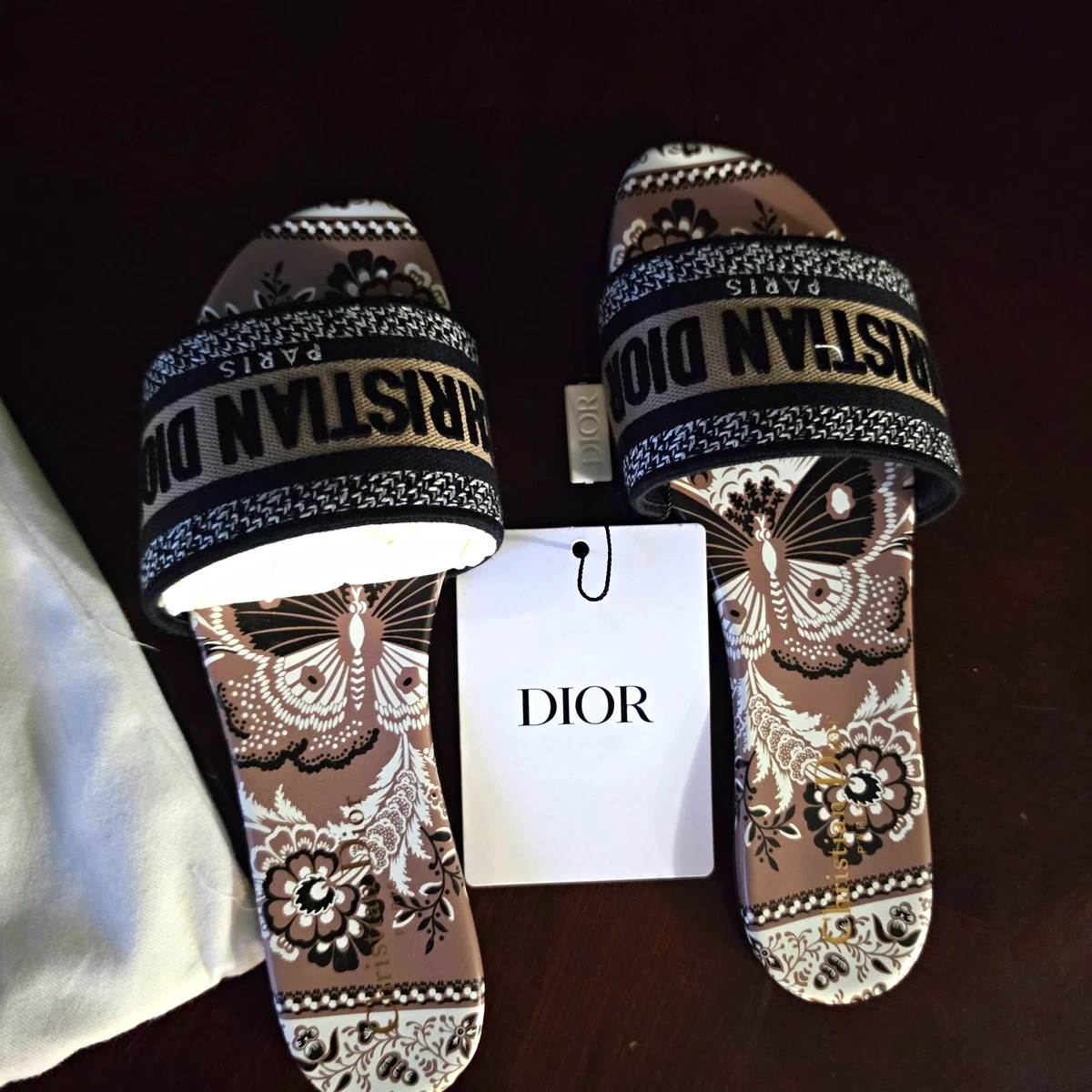 Dior Black Sandals for Women for sale - eBay