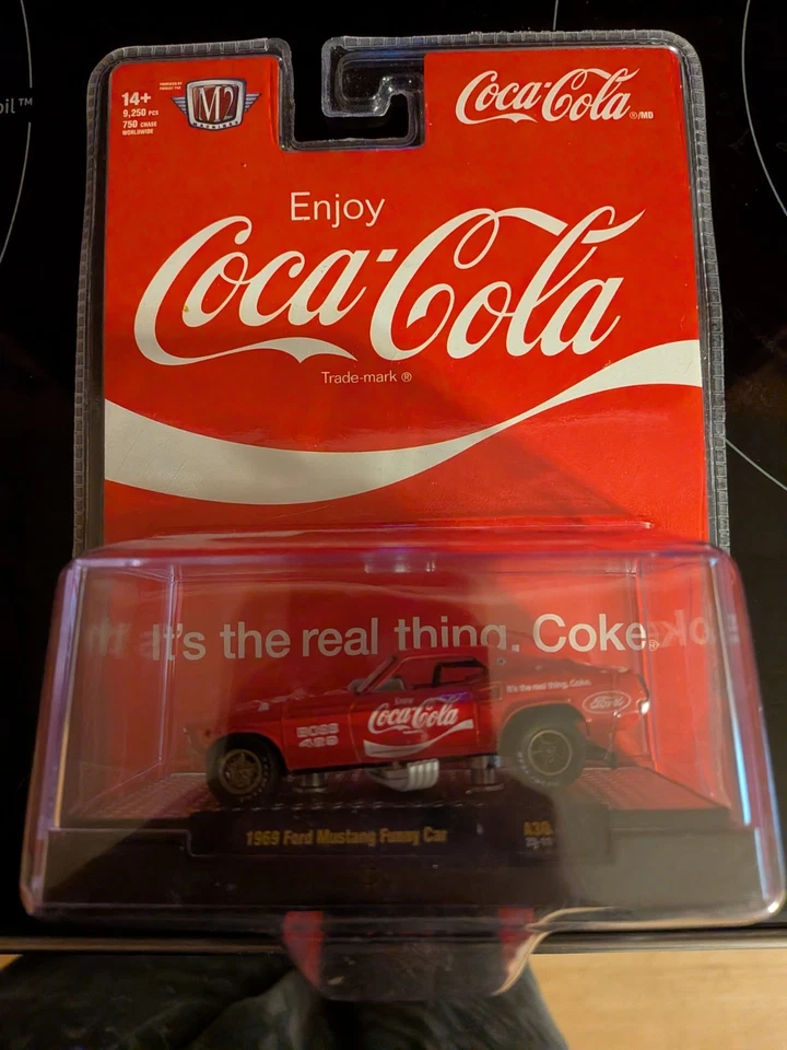1969 FORD MUSTANG FUNNY CAR M2 COCA COKA 1/64 - Image 4 of 4