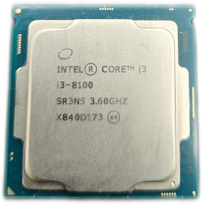 Intel Core i3-8100 SR3N5 3.6GHz 8th Gen 4-Core LGA1151 CPU [ Lot