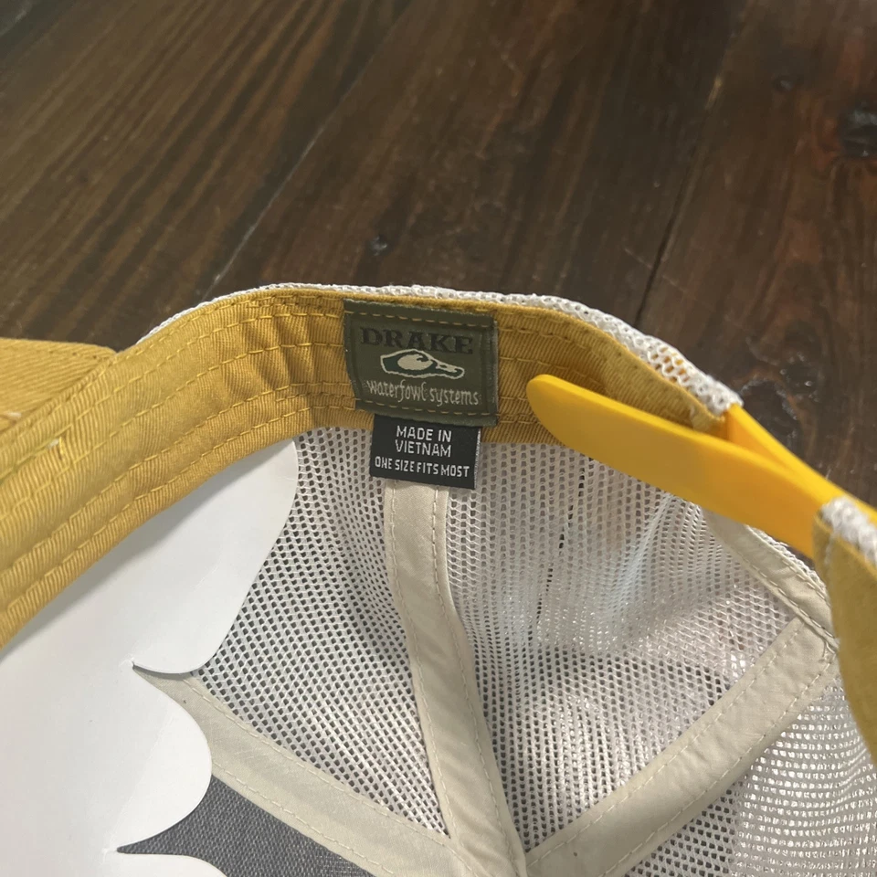 Drake Waterfowl Old School Camo Patch 2.0 Mesh Back Cap Bronze Color New/W TAGS - Image 4 of 4