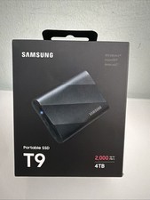 SAMSUNG T9 Portable SSD 4TB, USB 3.2 External Solid State Drive 2000 MB/s