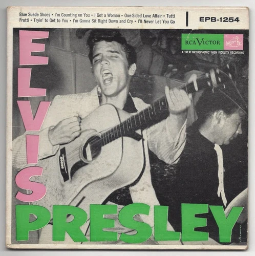 Elvis Presley - Self Title - 1956 - Double 45RPM Gatefold EPB-1254 - FIRST PRESS