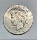 1934-S Peace Dollar S$1 VG/F 90% Silver