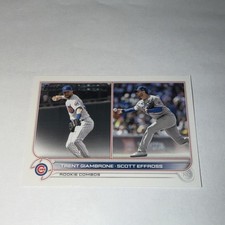 2022 Topps Update Rookie Combos Scott Effross Cubs Trent Giambrone #US283 -c311