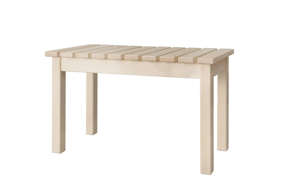 Saunabank Espenholz FSC | Bio Sauna Bank 116cm & 76,5cm | Heimsauna Einrichtung - Bild 2 von 4