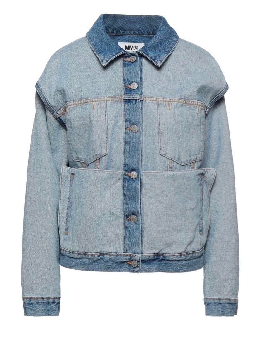 【MAISON MARGIELA】BIG SALE★MM6 Inside-Out デニムジャケット Maison Margiela MM6 inside out denim Jacket Blouse Men Size