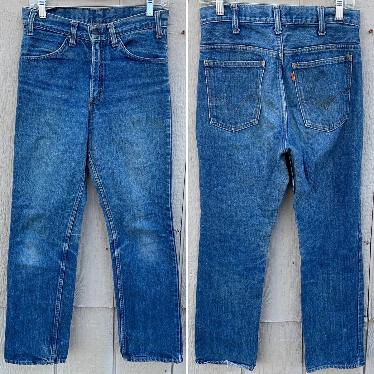vintage Levis 519 jeans blank orange tab Talon 42 zipper vintage Levis 519 jeans blank orange tab Talon 42 zipper