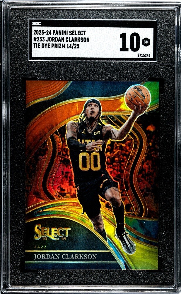 NBA 2023 Panini Select #233 Jordan Clarkson Courtside Tie