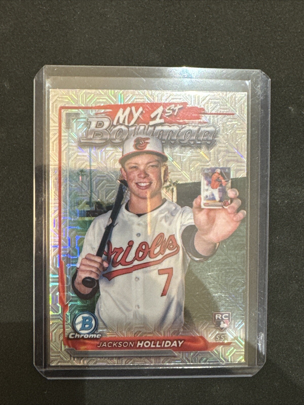 2024 Jackson Holliday #M1B-17 Bowman Chrome My 1st Bowman Mojo Refractor (RC)