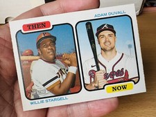 THEN AND NOW STARGELL/DUVALL 2022 TOPPS HERITAGE BASEBALL CARD #TAN-SD