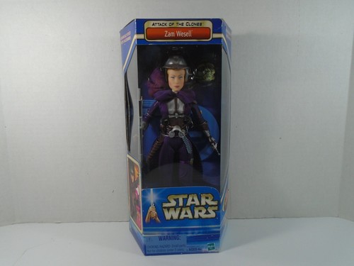 2002 HASBRO--STAR WARS ATTACK OF THE CLONES--12" ZAM WESELL FIGURE (NEW) - 第 1/7 張圖片