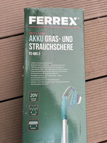 Ferrex Akku Gras- und Strauchschere Grasschere Rasenkantenschere Heckenschere - Bild 1 von 3