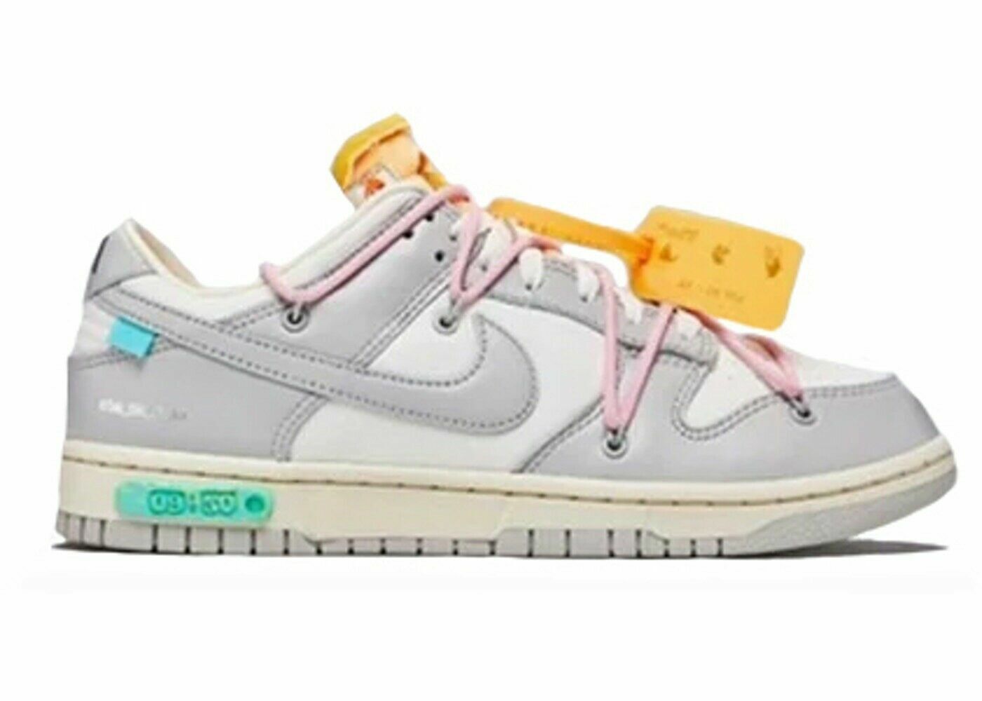 Nike Off White x Dunk Low ‘Lot 9 of 50’ Size 7.5 IN HAND DEADSTOCK READY 2  SHIP!