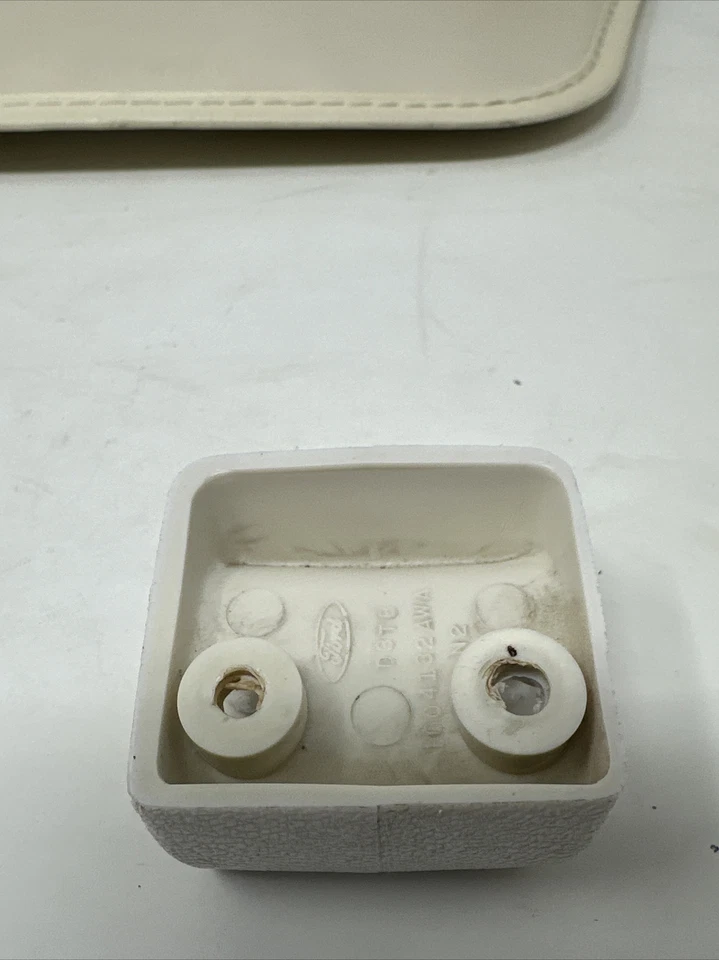 Ford Econoline E250 1988 furgoneta izquierda derecha conjunto parasoles con parasol clip OEM Foto 3 de 4