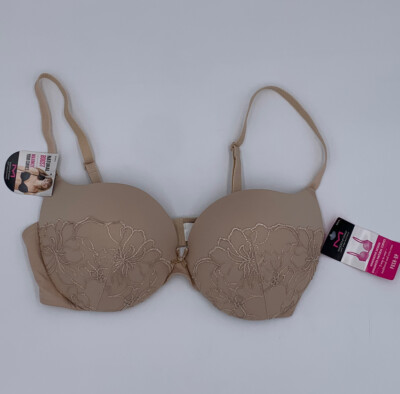 Maidenform Self Expressions Push Up Convertible Bra (Size 34C), Beige