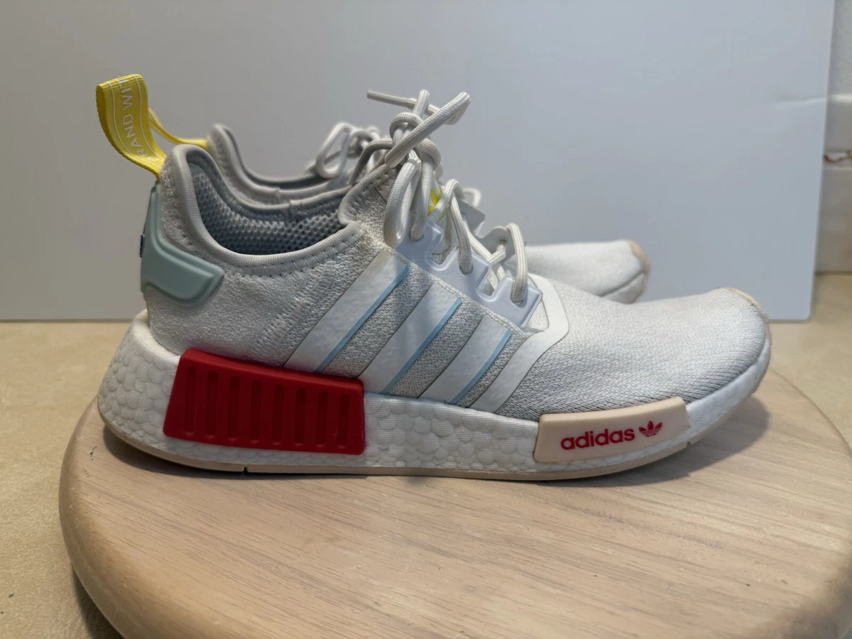 adidas NMD_R1 White Almost Blue W for sale | eBay