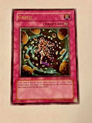 Yugioh TCG Greed SOD-EN055 Ultimate Rare LP
