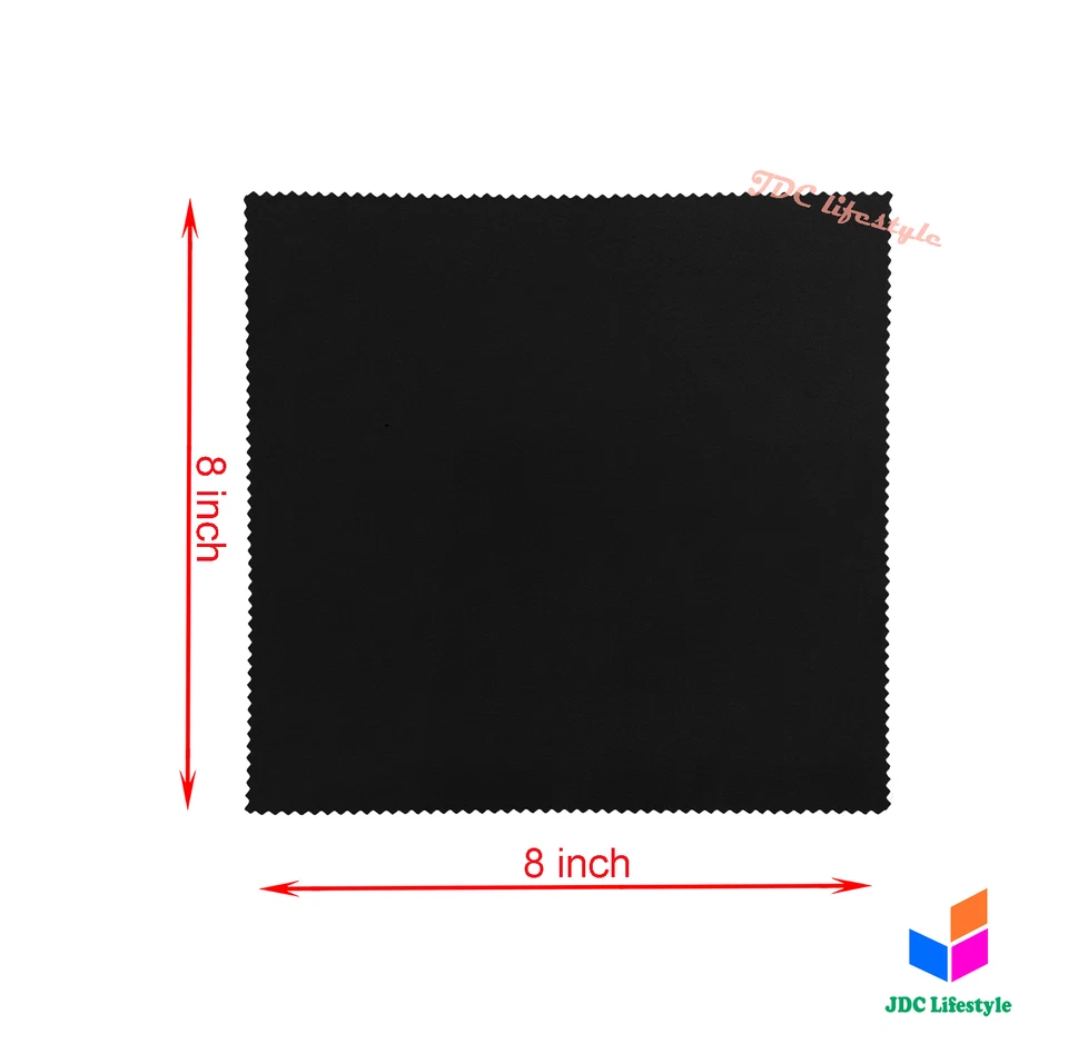 100 pcs High Quality Microfiber Cleaning Cloths for Lens Glasses TV Phone Screen - Image 3 of 4