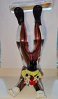 VINTAGE MURANO GLASS CLOWN FIGURINE. ACROBAT! HAND MADE-BLOWN