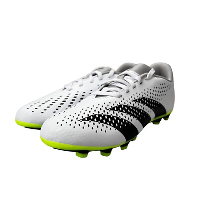Adidas Predator Accuracy.4 White Black Green Soccer Cleats