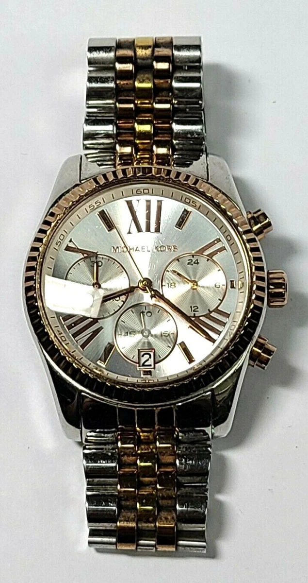 Michael kors lexington shop tricolor chronograph mk5735