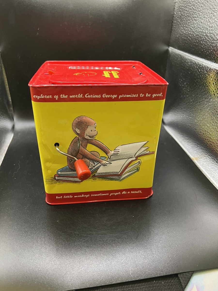 Schylling Classic Curious George Musical Jack in the Box Toy