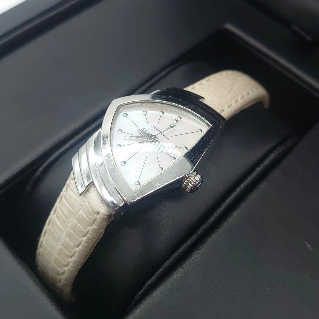 HAMILTON Ventura Lady's watch triangle leather band H242111